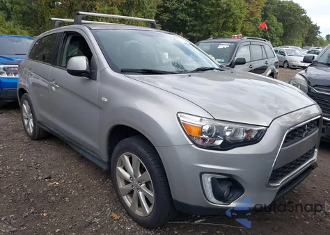 2015 Mitsubishi Outlander Sport Se из США, поврежденный, VIN 4A4AR4AU2FE009743